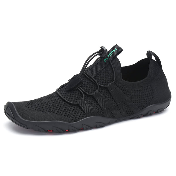 Dive V - Negro - Barefoot Water shoes - Zapatos minimalistas
